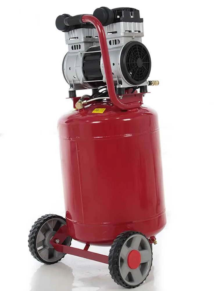 GeoTech S-AC50V-10-15C - Compresseur électrique oilless - Moteur 1.5 CV - 50 L Vertical silencieux