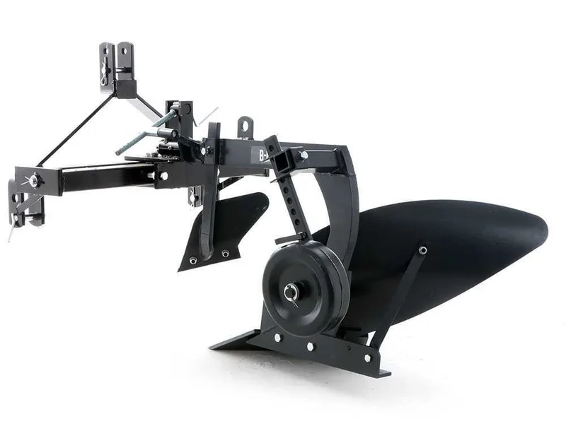 BlackStone B-BPS 35 – Charrue mono-soc – Réglage latéral manuel par vis - Pour tracteurs avec attelage à trois points