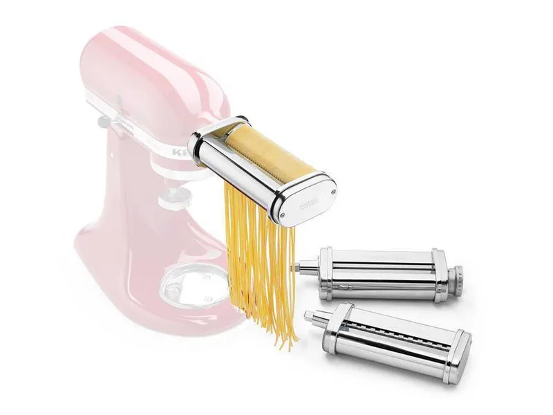 KitchenAid 5KSMPRA - Set 3 pièces - Coupe-pâtes et laminoir Pétrins KitchenAid