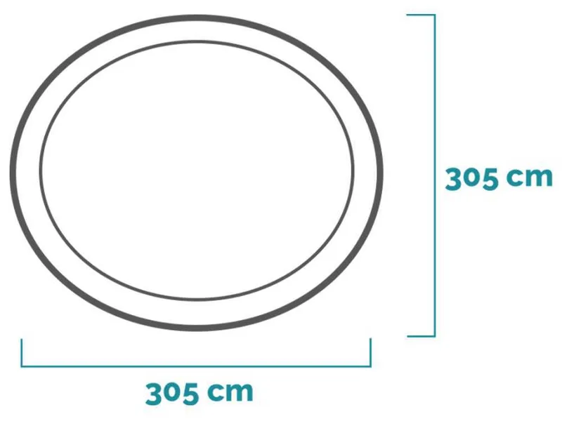 Intex Easy Set 28118NP - Ø305x61 cm - Piscine gonflable + Pompe filtre