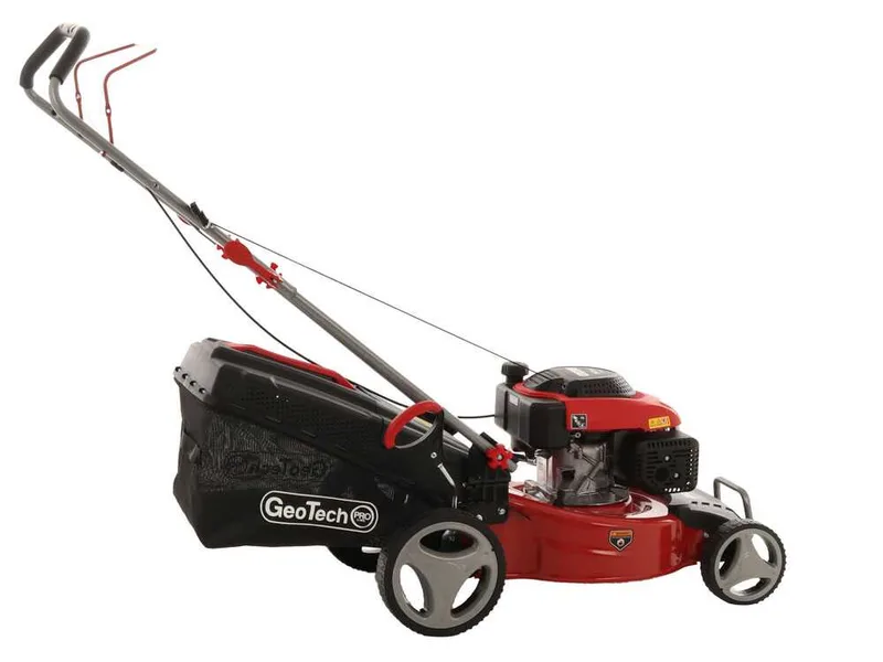Tondeuse à gazon thermique GeoTech Pro S46-140B avec moteur GeoTech de 141cc