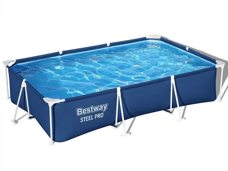 Bestway Steel Pro 56404 - 300x201x66 cm - Piscine hors-sol pour 3-4 personnes