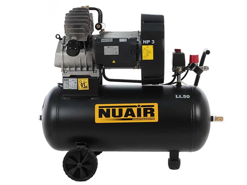 Nuair GVM/50 - Compresseur d'air électrique monophasé - Moteur 3 CV - 50 L
