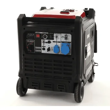 Geotech Pro PTGA 9000 - Groupe électrogène à essence sur roues inverter insonorisé 7.5 kW - Continue 7 kW Monophasé + ATS