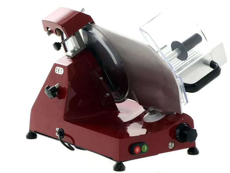 Trancheuse à gravité FAC F 275 E ROSSA - Lame de 275 mm - Corps en Alliage d'aluminium vernis - Affûteur fixe