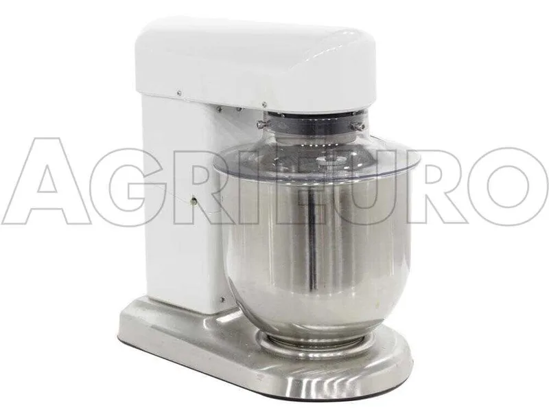 Batteur mélangeur planétaire FP107 cuve INOX de 7,5 Litres - Multi-accessoires démontables