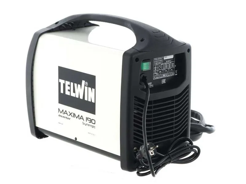 Poste à souder inverter à fil Telwin Maxima 190 Synergic - pour MIG-MAG/FLUX/BRAZING