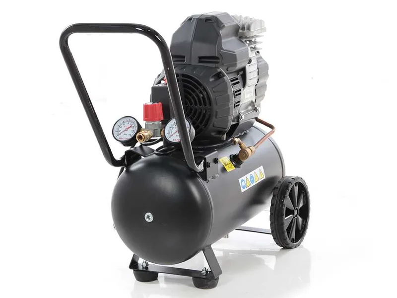 Nuair Sil Air 244/24 - Compresseur d'air électrique monophasé silencieux, oil-less - Moteur 1.5 CV - 24 L