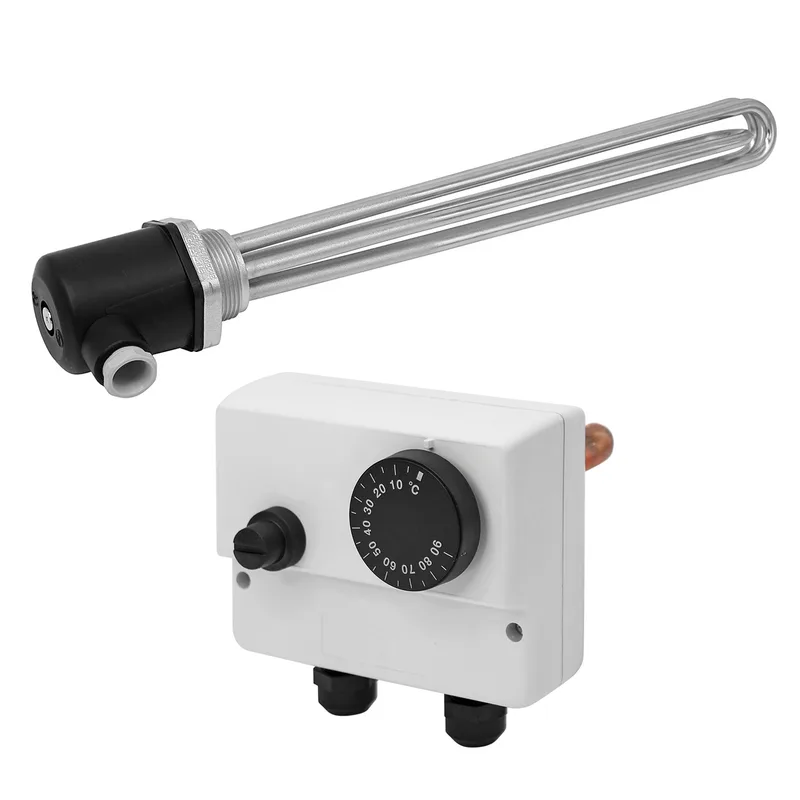 Résistance de chauffage à visser / Cartouche chauffante ESH 3.00 - 3 kW - 305 mm incl. thermostat