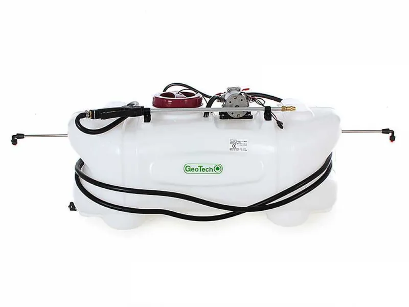 GeoTech CZ100C - Cuve de pulvérisation pour tracteur tondeuse - Pompe 12V - 100L