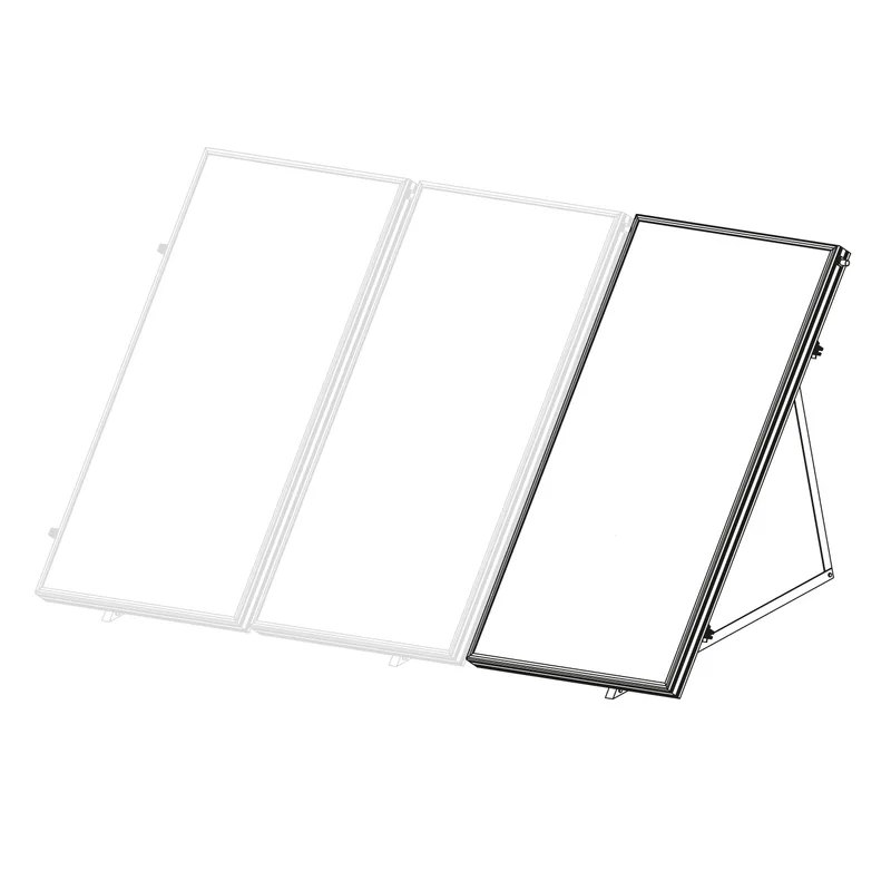 Sunex Kit de montage pour toit plat pour 1 collecteur solaire Basicx 2.0