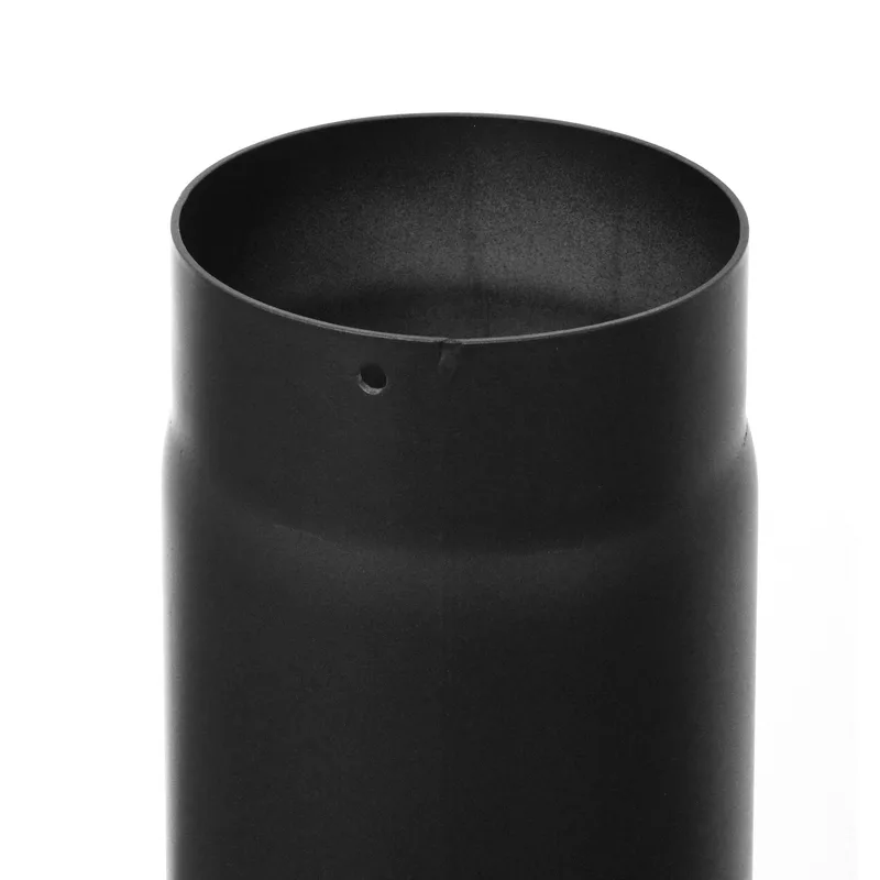 Raik Basic élément de longueur 120mm noir L:1000mm pour tuyau de fumée / conduit de fumée