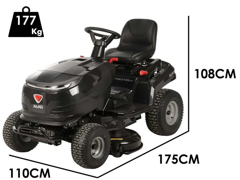 Al-ko Comfort 14-92.6 hds-a - Tracteur tondeuse - Transmission hydrostatique - Éjection latérale