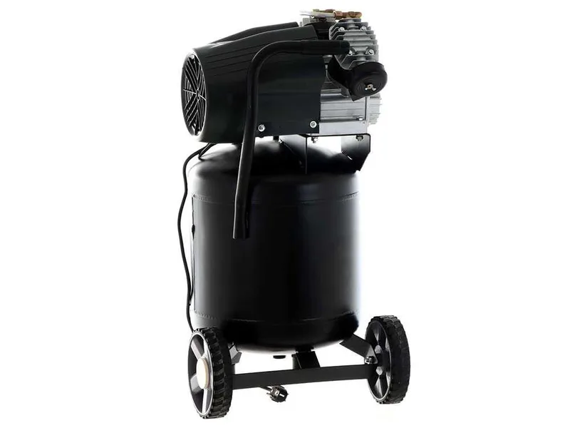 BlackStone V-LBC 50-30V - Compresseur d'air électrique vertical sur chariot - moteur 3 CV - 50 L air comprimé