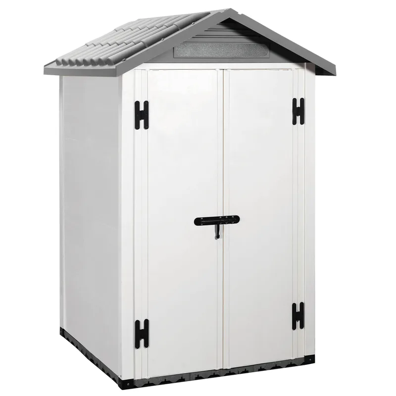 Garofalo Urban 120 - Abri de jardin - Avec porte à double battant - 122,5 x 122,5 x 214 cm