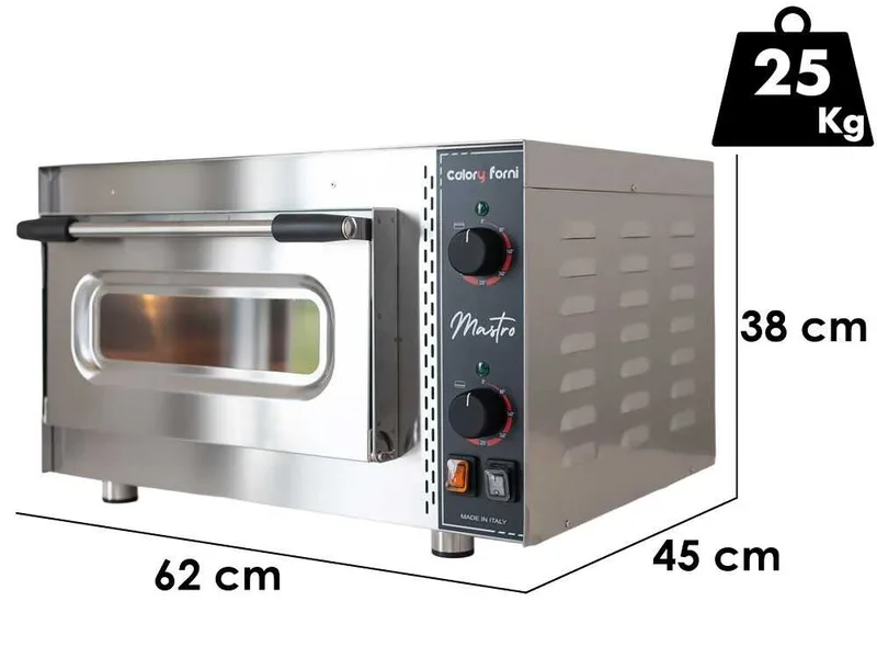 Calory Forni CF62M Mastro MEK - Four électrique à pizza - Chambre haute