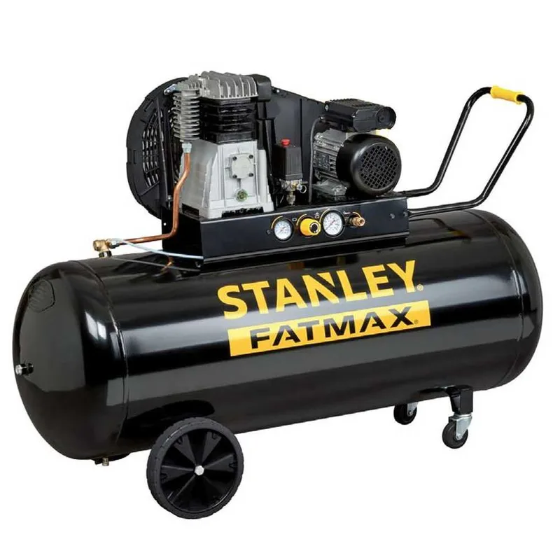 Stanley Fatmax B 400/10/200 - Compresseur d'air électrique monophasé à courroie - Moteur 3 CV - 200 L