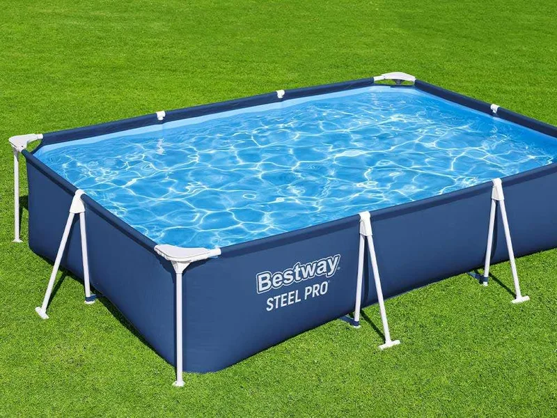 Bestway Steel Pro 56404 - 300x201x66 cm - Piscine hors-sol pour 3-4 personnes