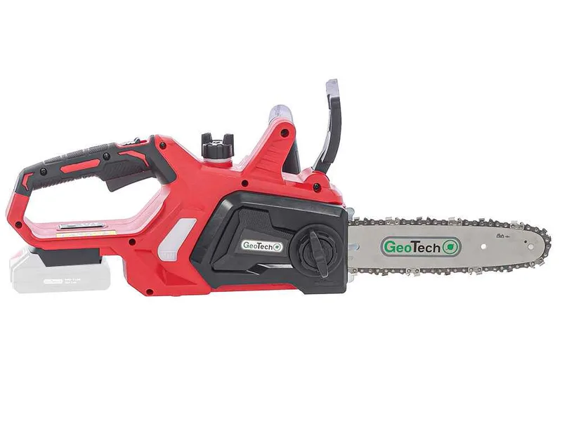 GeoTech X-Line CS-20V - Tronçonneuse à batterie 20 V - Guide de 25 cm