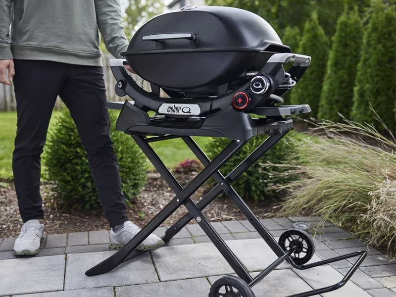 Chariot portable pour barbecue Weber Q1000 et Q2000