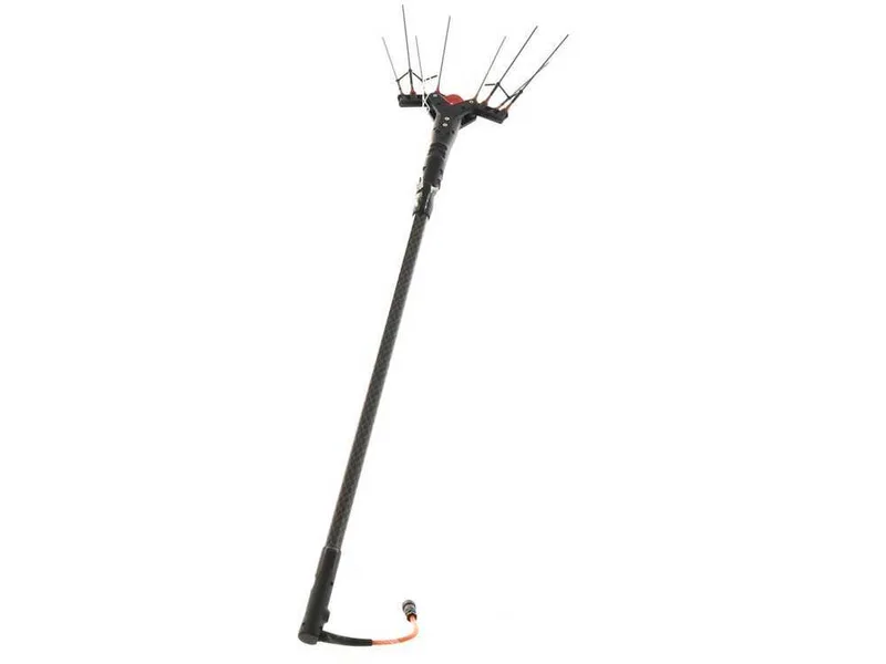 Castellari Vertigo Carbon C 12V - Peigne vibreur électrique à batterie de type automobile avec câble inclus - Perche aluminium télescopique 190/240 cm