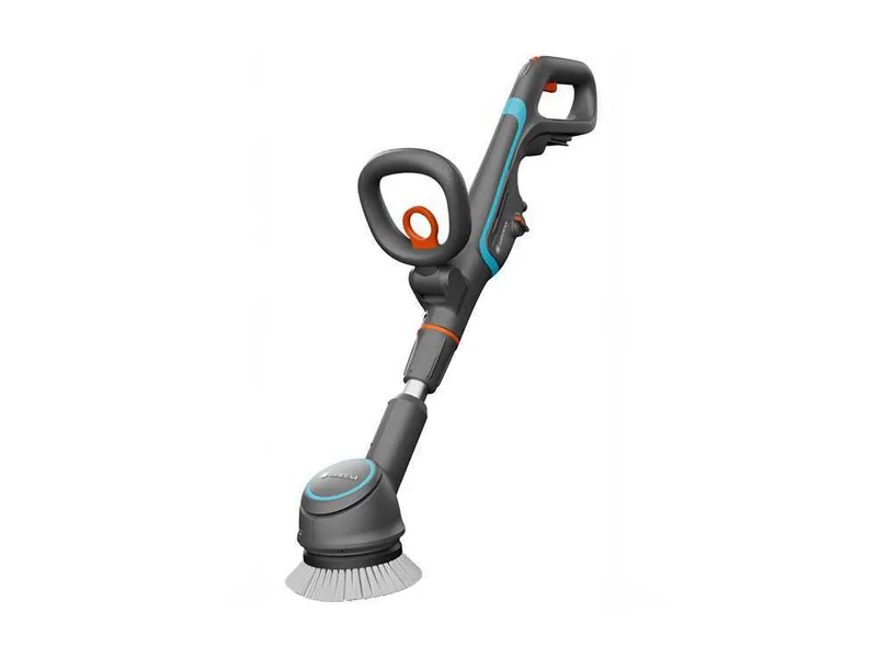 Gardena AquaBrush Compact 02/18V - Nettoyeur de sols à batterie - avec kit de démarrage 18V - 2,5Ah