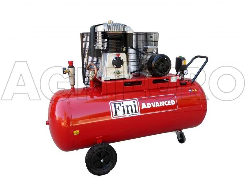 Fini Advanced BK 119-270L - Compresseur d'air électrique triphasé à courroie - Moteur 5.5 CV - 270 L