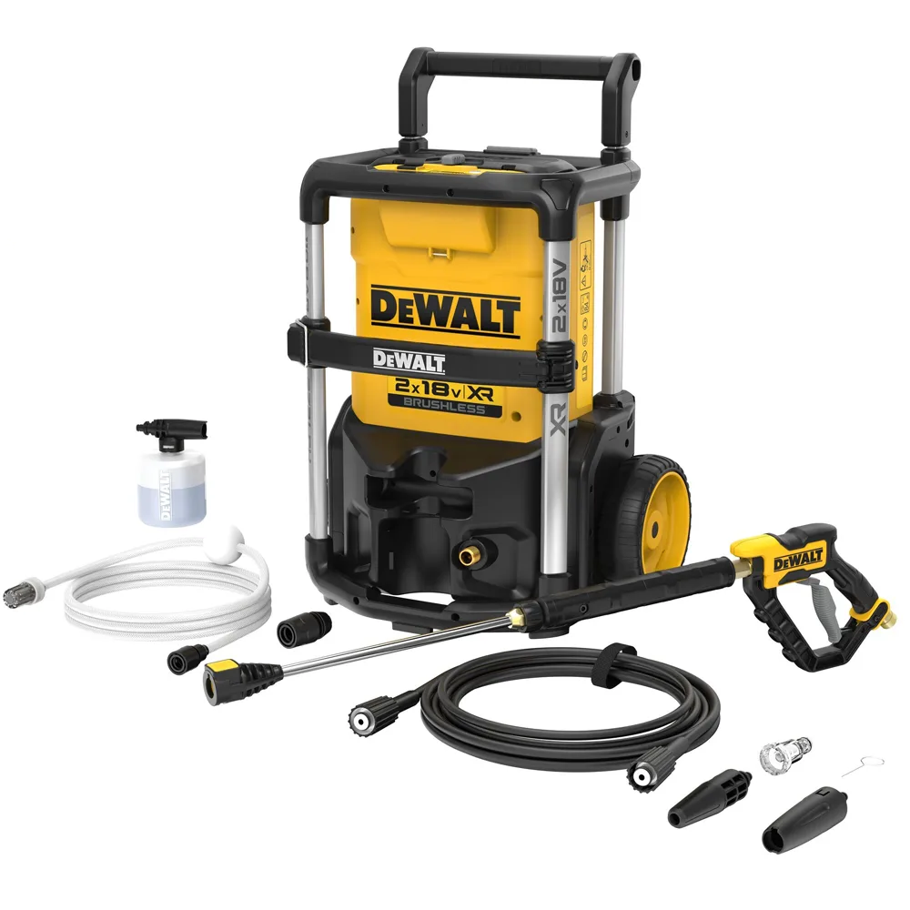 DeWalt DCMPW1600N-XJ - Nettoyeur haute pression à batterie - 110 bar - 5.5 l/min - sans batterie et sans chargeur