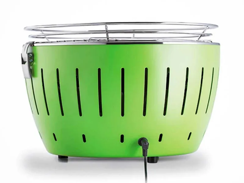 LotusGrill LG G34 U GR - Barbecue portable pour l'extérieur - Coque verte