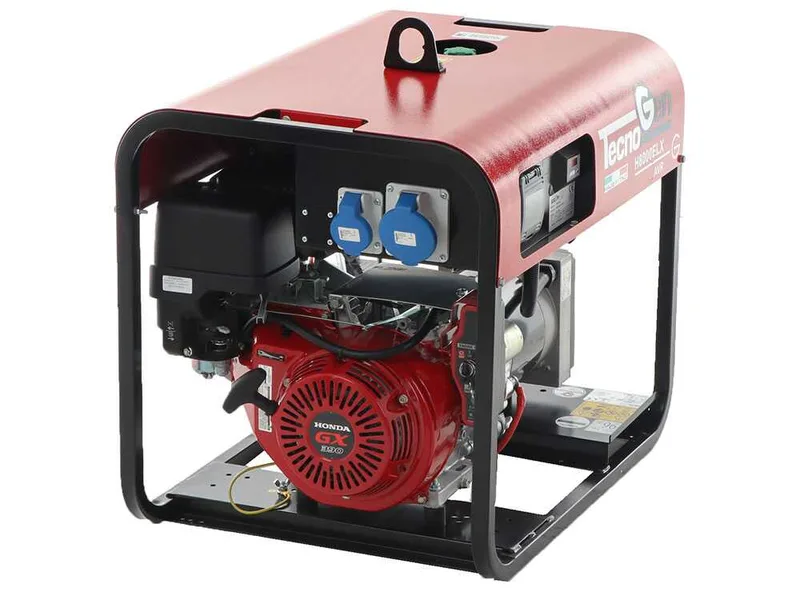 TecnoGen H8000ELX - Groupe électrogène à essence dém. électrique 5.8 kW - Continu 5.2 kW Monophasé