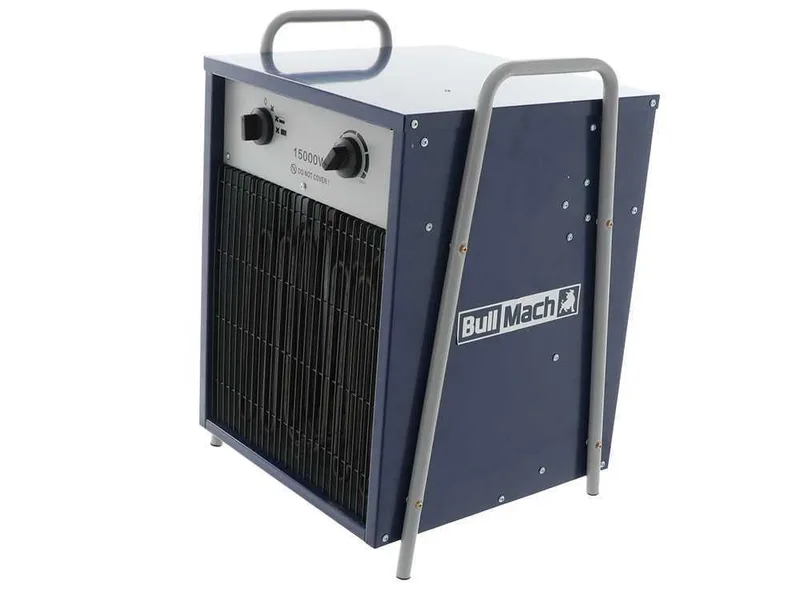 BullMach BM-EFH 15H - Générateur d'air chaud triphasé avec ventilation - 15 kW