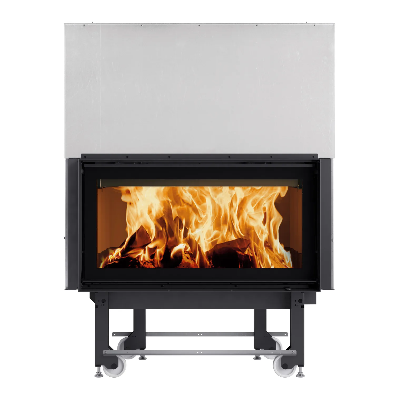 La Nordica Prestige Line Monoblocco 1000 Evo Insert de cheminée Acier Noir