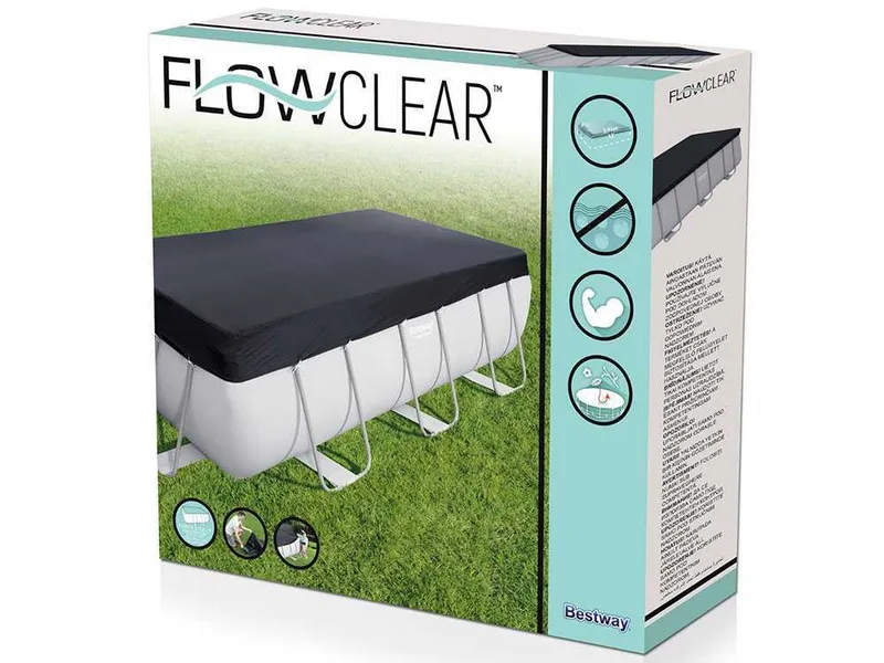 Bâche de piscine rectangulaire Bestway 58232 - 404x201 cm