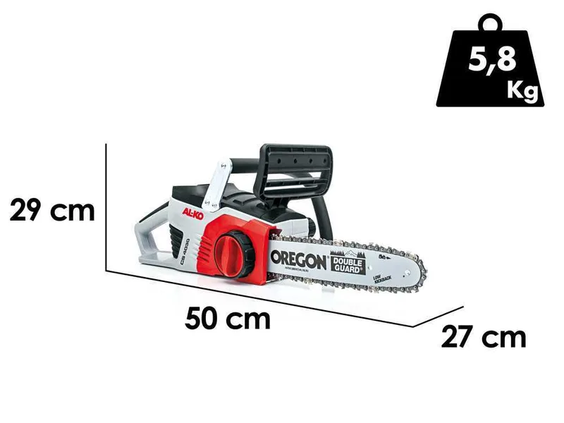 AL-KO Energy Flex CS 4030 - Tronçonneuse à batterie 36V 5Ah - Lame de 30 cm