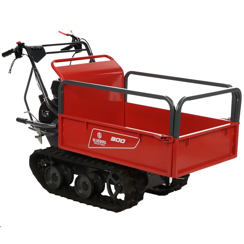Blue Bird Carrier 300 - Brouette extensible à moteur sur chenilles - Charge 300Kg