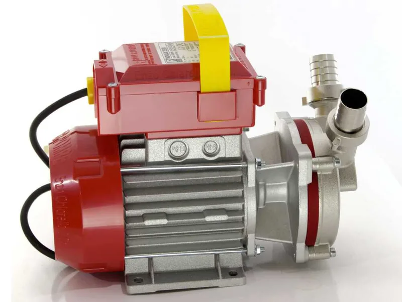 Rover Novax 25-OIL – Pompe électrique de transfert d’huile en alliage anticorrosion – Monophasée – 230 V