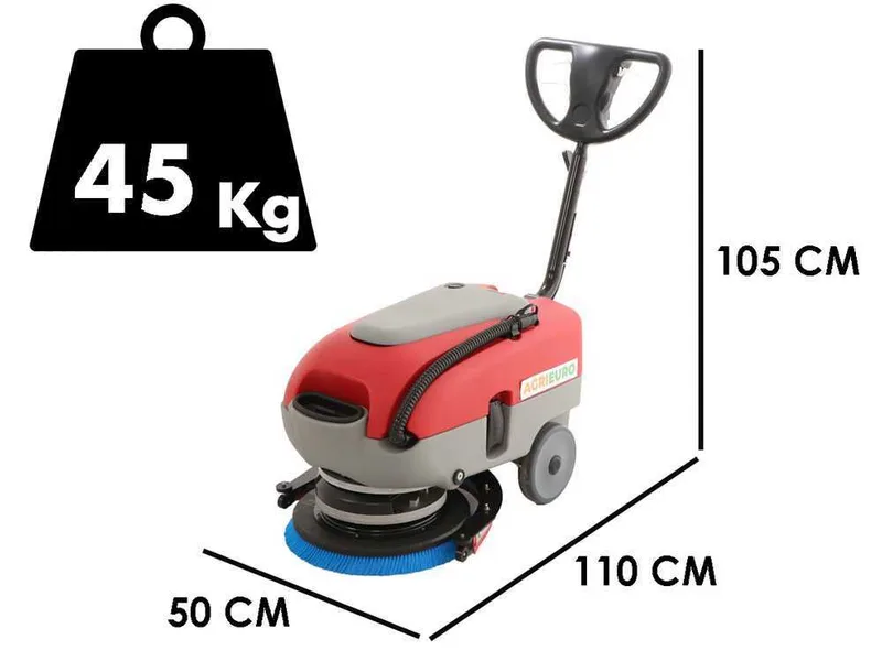 Autolaveuse à batterie sans-fils U.T. LP-430-B - 3 en 1 : lave, sèche et aspire