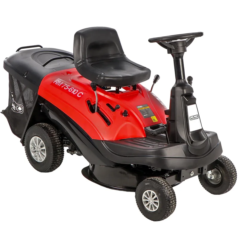 GeoTech RM 75-610 C - Tondeuse autoportée Mini rider - Moteur de 224 cm3