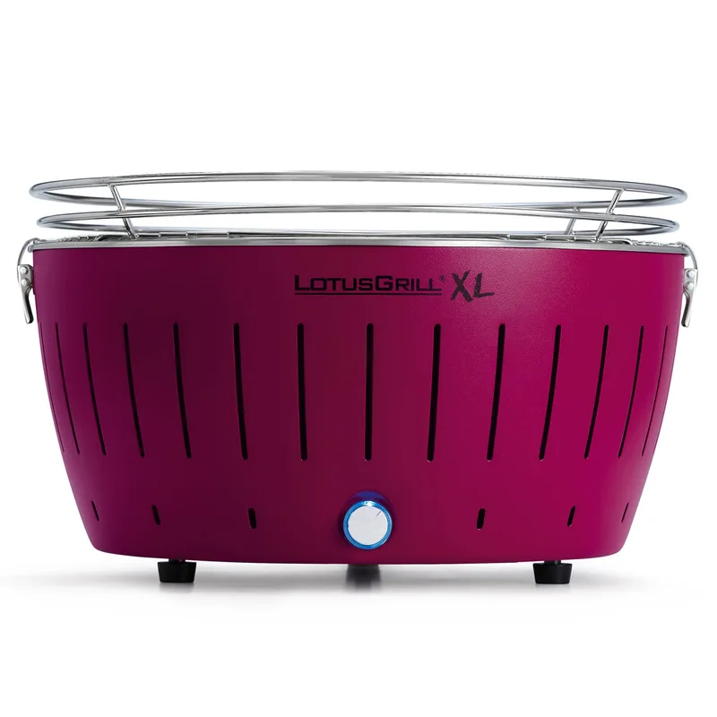 LotusGrill LG G435 U PU - Barbecue portable pour l'extérieur XL - Coque violette