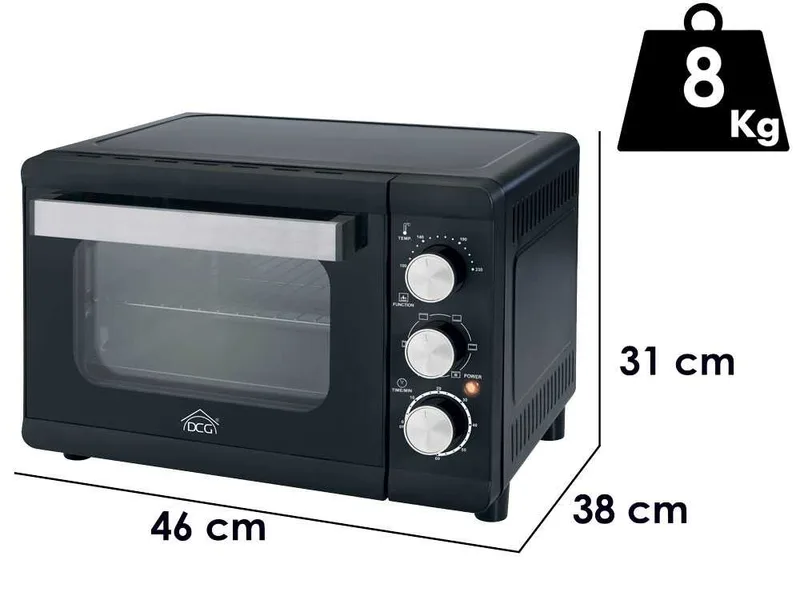 DCG MBN24 - Four électrique ventilé 24LT 1800 W
