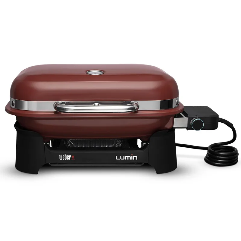 Weber Lumin Red - Barbecue électrique portable