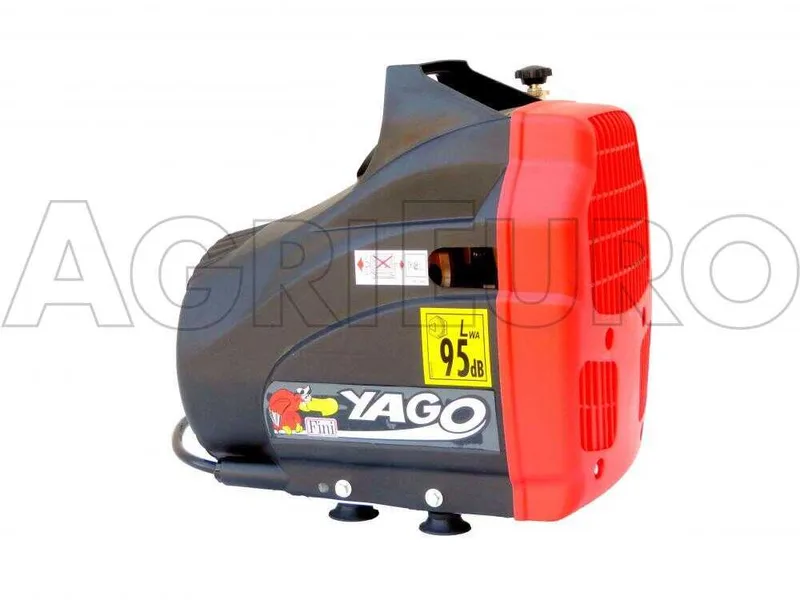 Fini Yago 1850 - Compresseur d'air électrique portatif monofase, oil-less - Moteur 1,5 CV