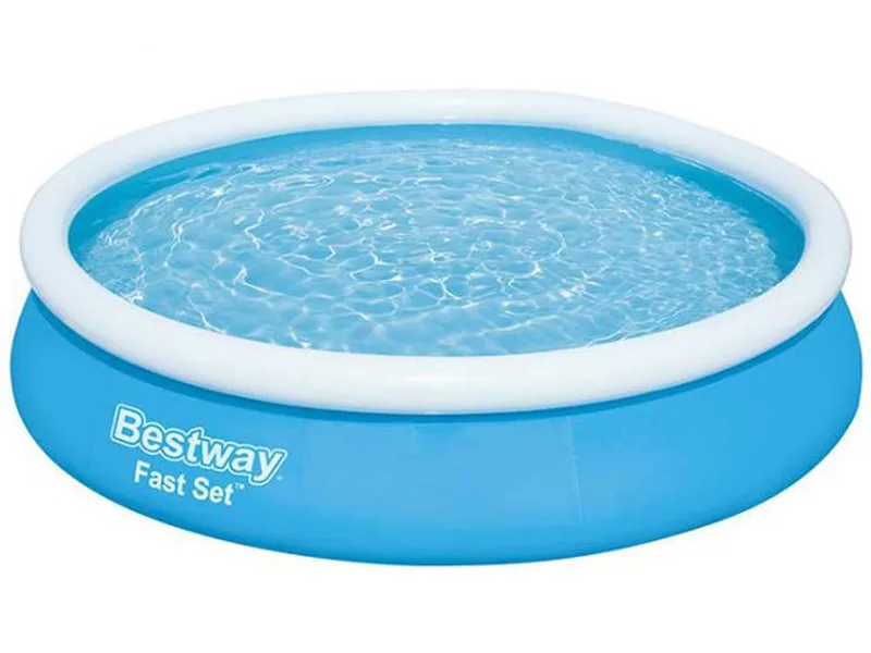 Bestway Fast Set 57274 - Ø366x76 cm - Piscine gonflable + Pompe de filtration 16 W