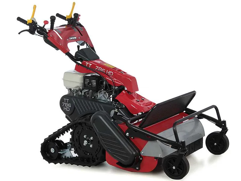 Ginko-MGM TT 786 HD - Tondeuse débroussailleuse professionnelle à couteaux - Sur chenilles - Honda GX270