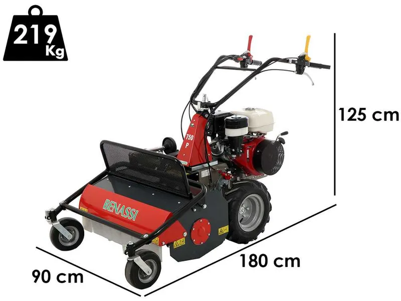 Benassi T750P - Tondeuse débroussailleuse à couteaux - Honda GX390