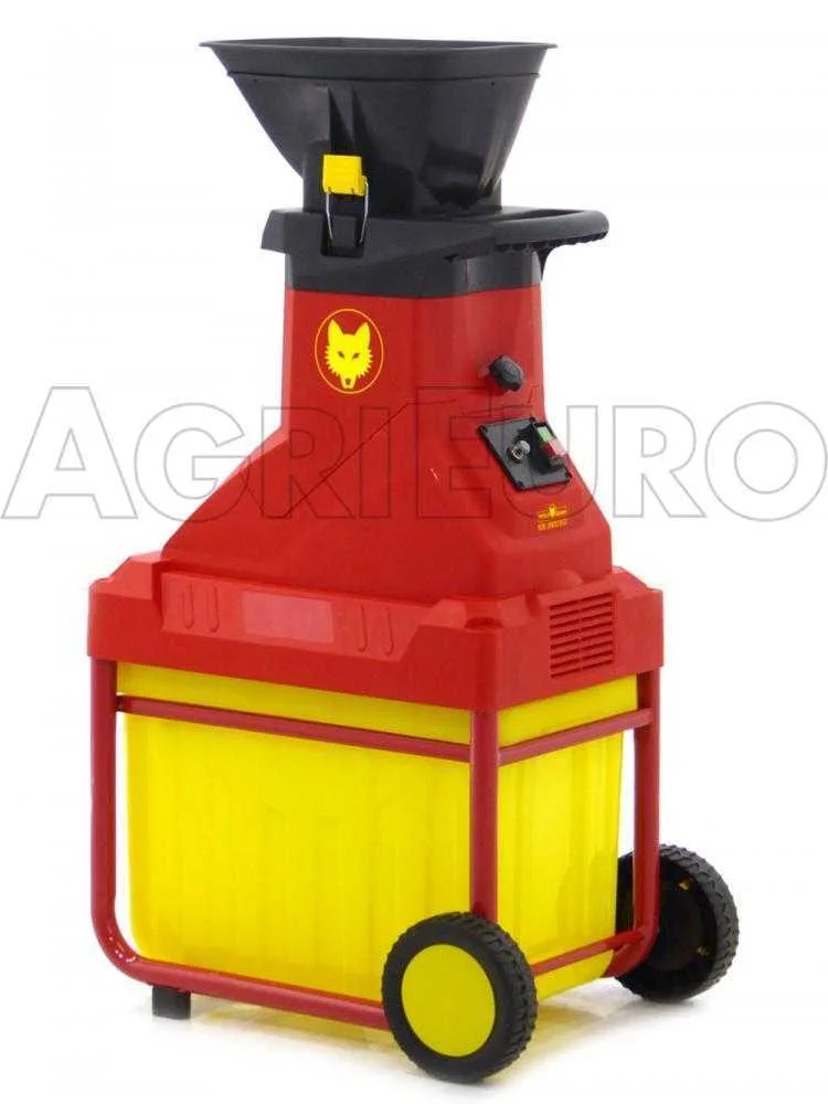 WOLF Garten SDE 2800 EVO - Broyeur électrique - Couteaux réversibles et bac de ramassage