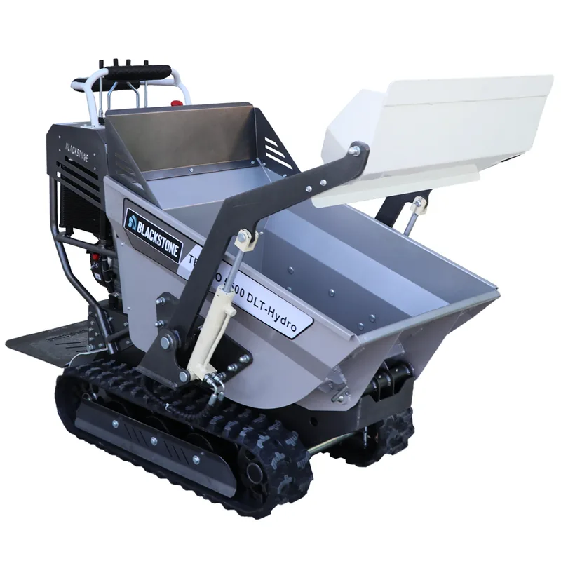 Blackstone TB-PRO 5500 DLT-Hydro - Brouette à chenilles avec benne dumper hydraulique 500 Kg - Transmission hydrostatique