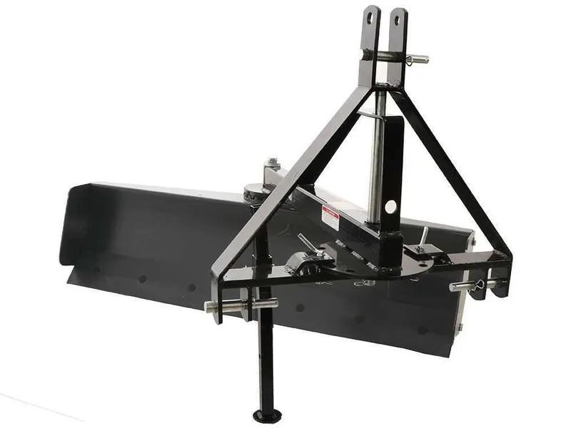 Lame niveleuse pour tracteur Blackstone B-GB 120 à rotation simple 360° et bras orientable