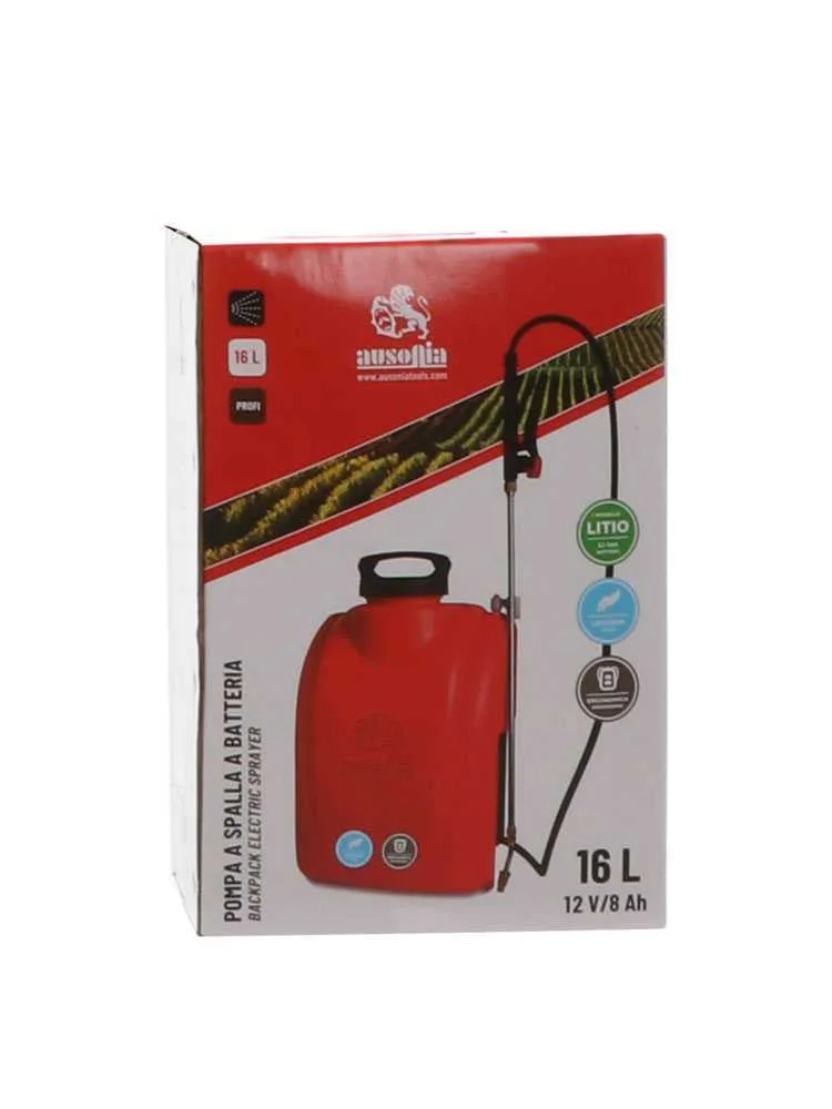 Pulvérisateur à dos Ausonia - Batterie au lithium 16 litres