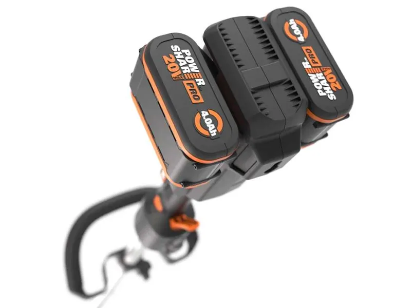 Worx Nitro WG185E - Débroussailleuse à batterie - 40 V - 2x20 V/4 Ah